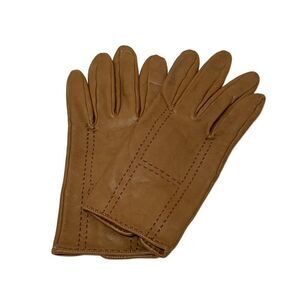 Hermes Gloves 7 Women - Brown H Embroidery Leather